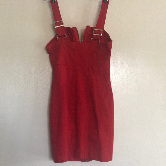 Forever 21 Red Zipper Dress - Picture 2 of 2